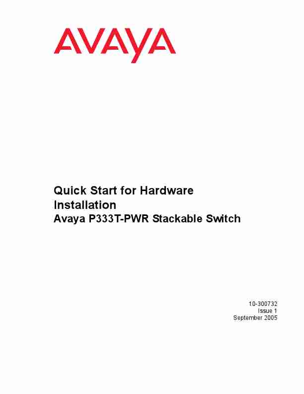 Andis Company Switch P333T-PWR-page_pdf
